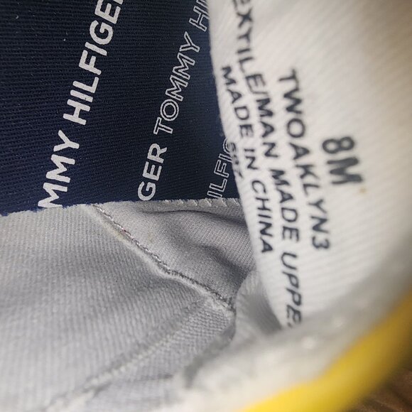 TOMMY HILFIGER Pink White Sneakers 8M - Picture 9 of 9